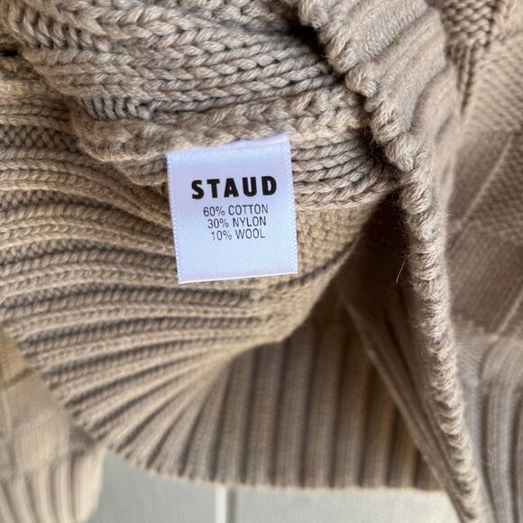 STAUD Cream Turtleneck Sweater - Picture 7 of 10
